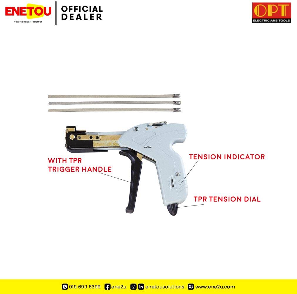 OPT LY600N STAINLESS STEEL CABLE TIE GUN